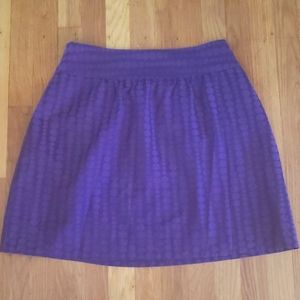 The Limited Size 8 Fully Lined Purple Skirt 30" Waist X 19-1/2" Above the Knee